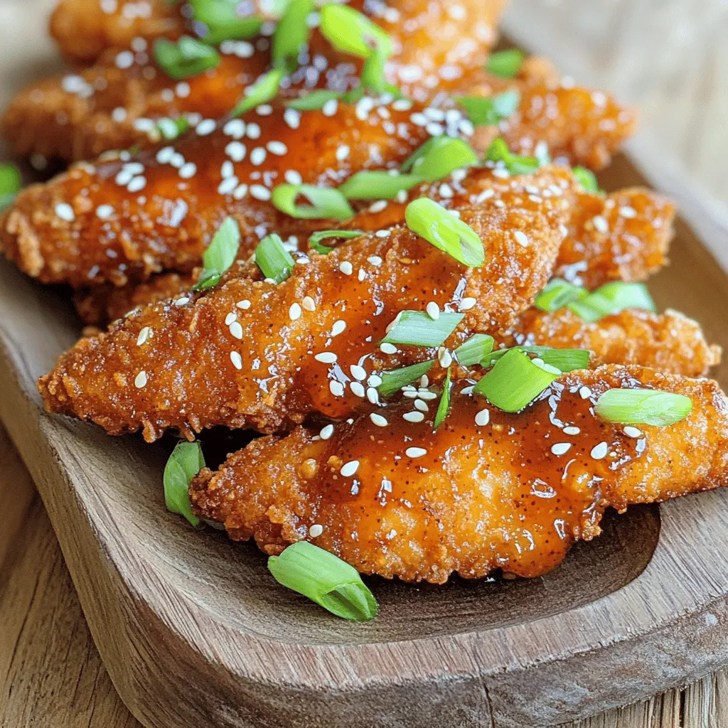 Spicy Honey Sriracha Chicken Tenders Air Fryer Recipe