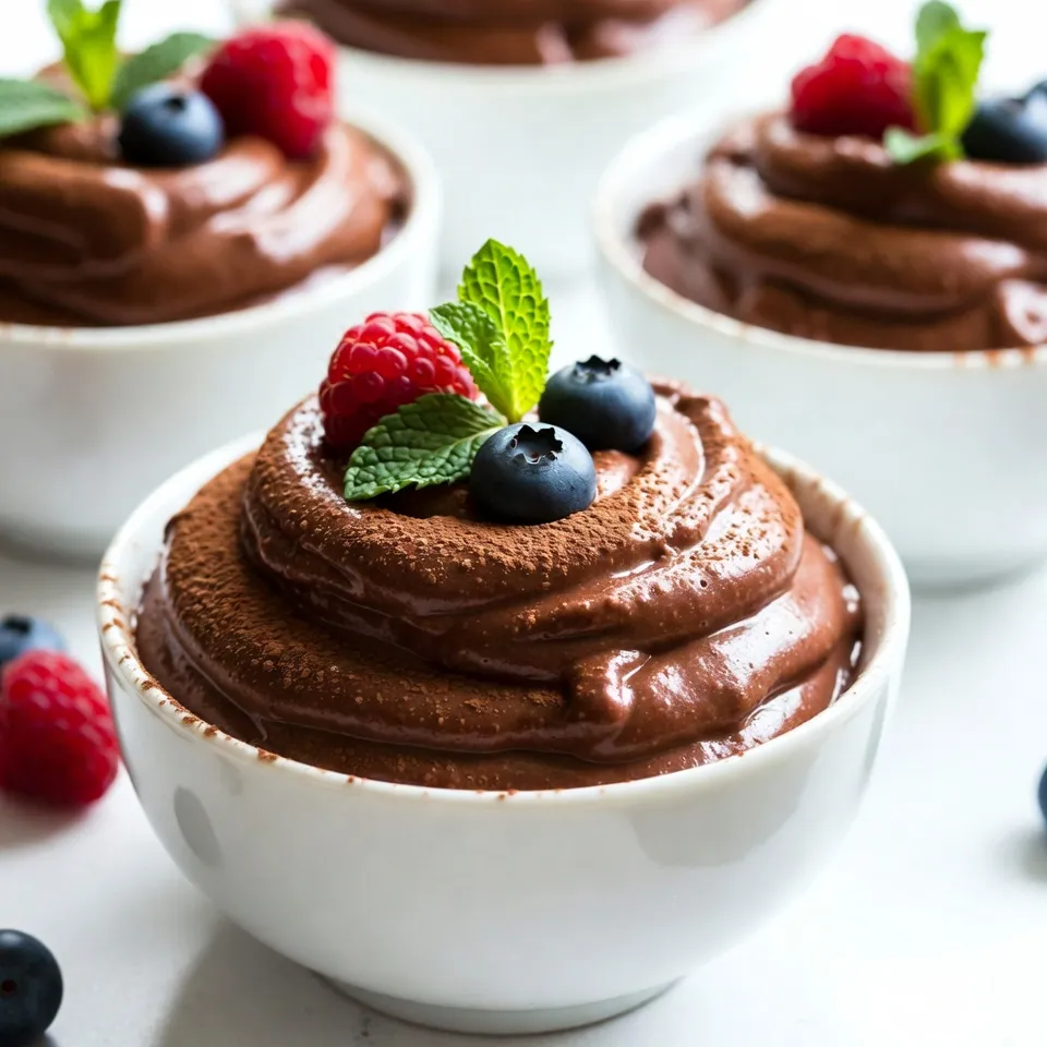 Avocado Chocolate Mousse Decadent and Healthy Treat