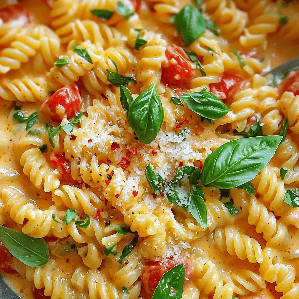 Creamy One Pot Tomato Basil Pasta Delight Recipe