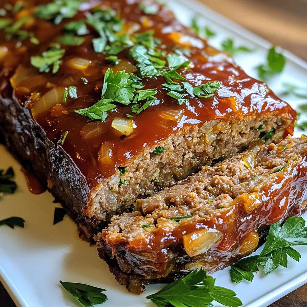 Onion Soup Meatloaf Savory Comfort Food Recipe