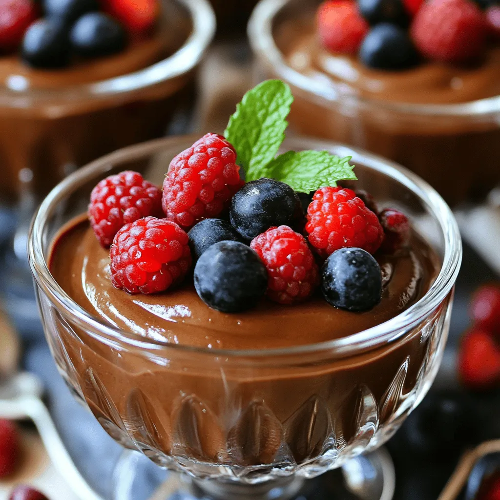 Vegan Chocolate Mousse Decadent and Easy Dessert