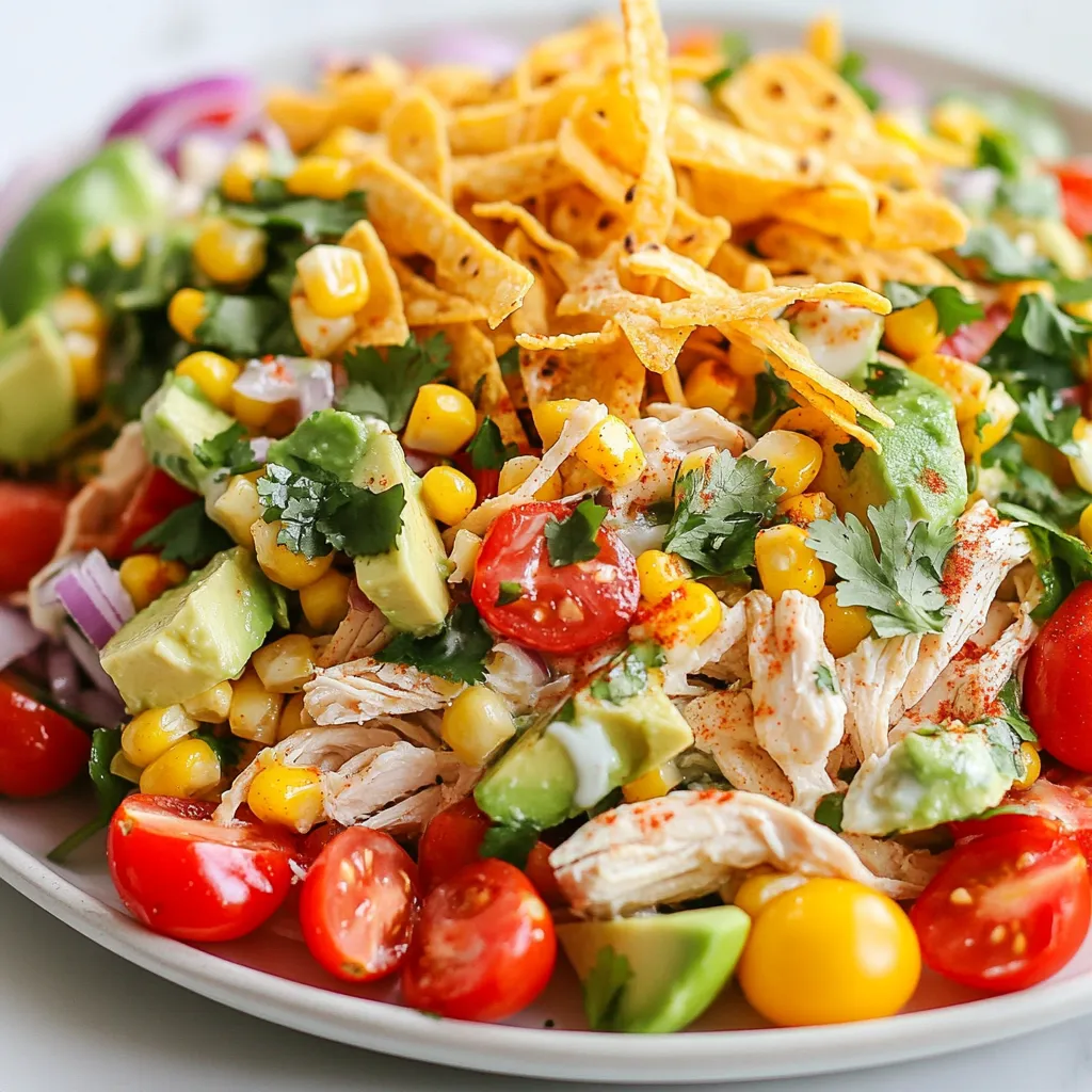Street Corn Chicken Salad Fresh and Flavorful Meal