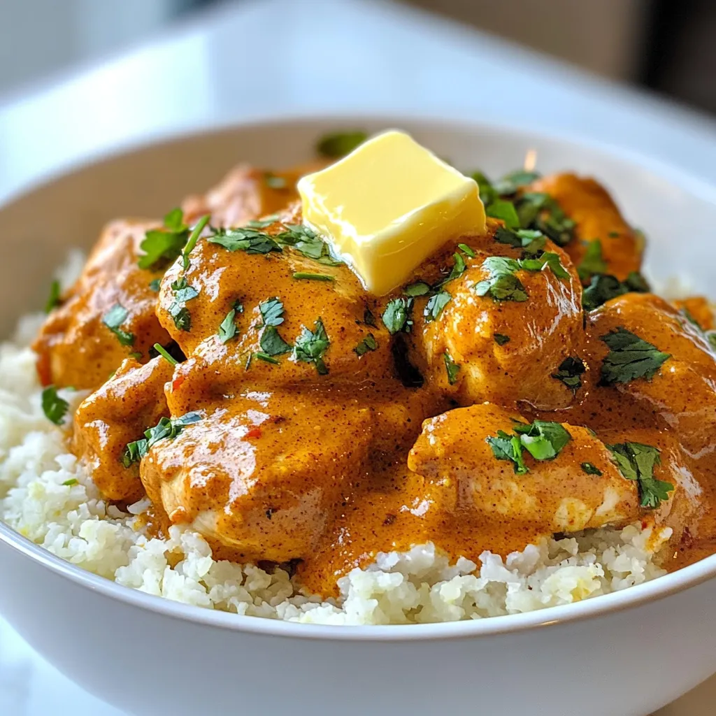 Five Ingredient Keto Butter Chicken Easy Meal Recipe