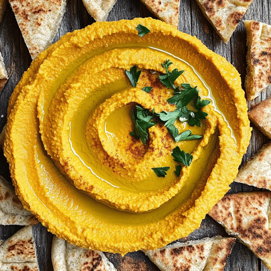 Savory Pumpkin Hummus With Pita Delightfully Easy
