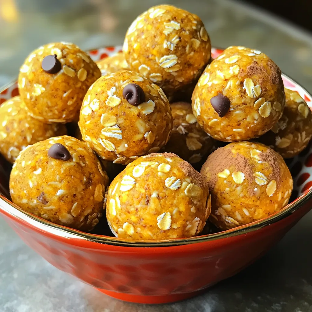 No Bake Pumpkin Spice Protein Balls Easy Snack Idea