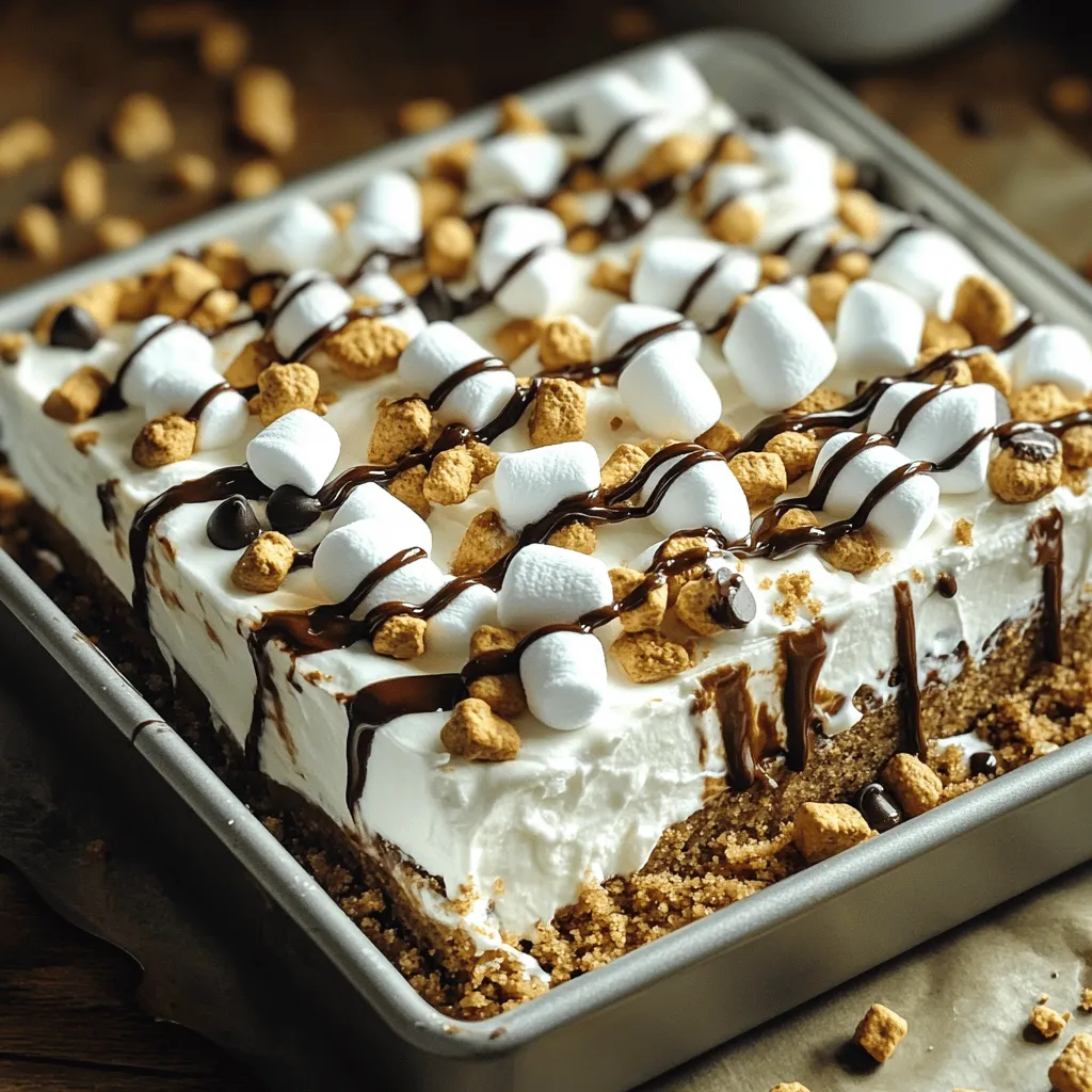 No-Bake S’mores Icebox Cake Delightful Summer Treat