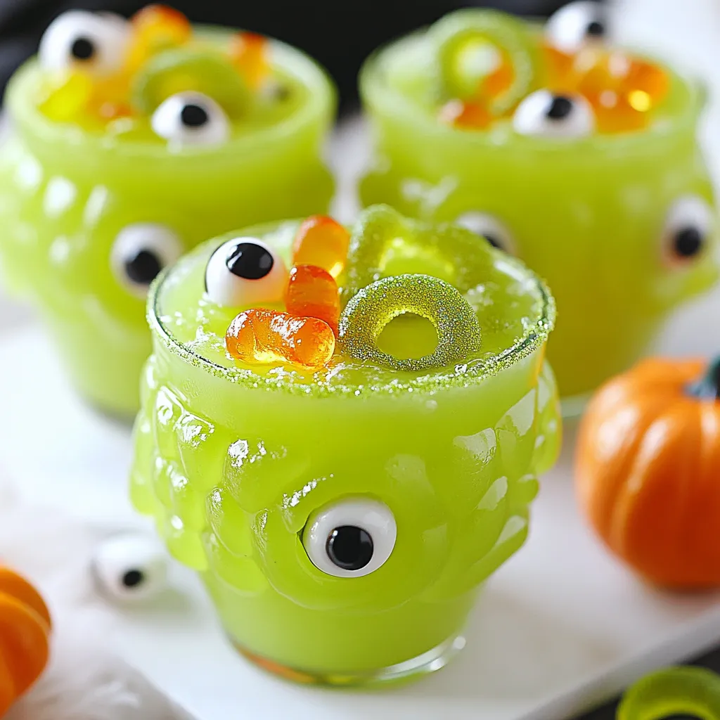 Ecto Slime Punch Refreshing and Fun Party Drink