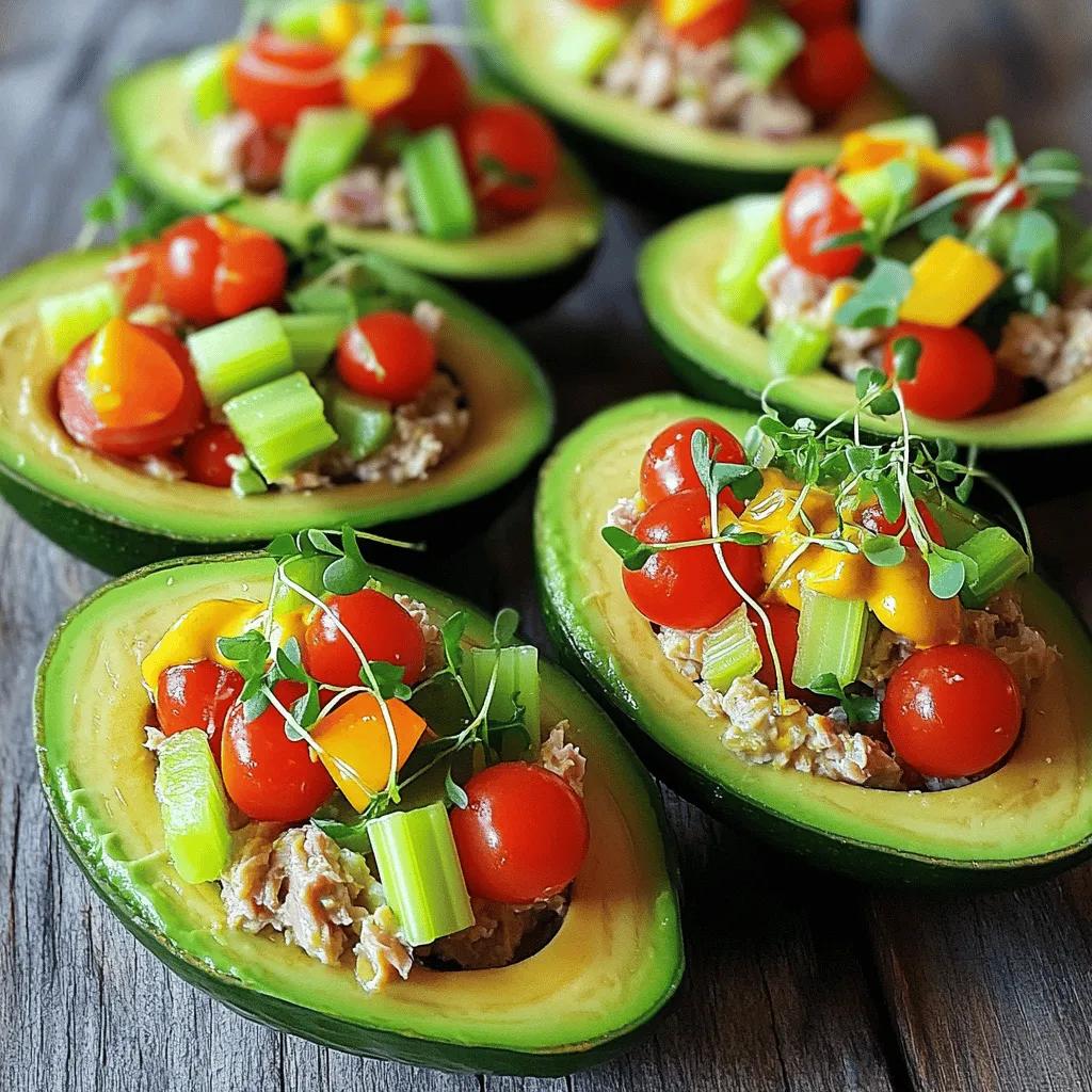 Stuffed Avocado with Tuna Flavorful and Nutritious Dish