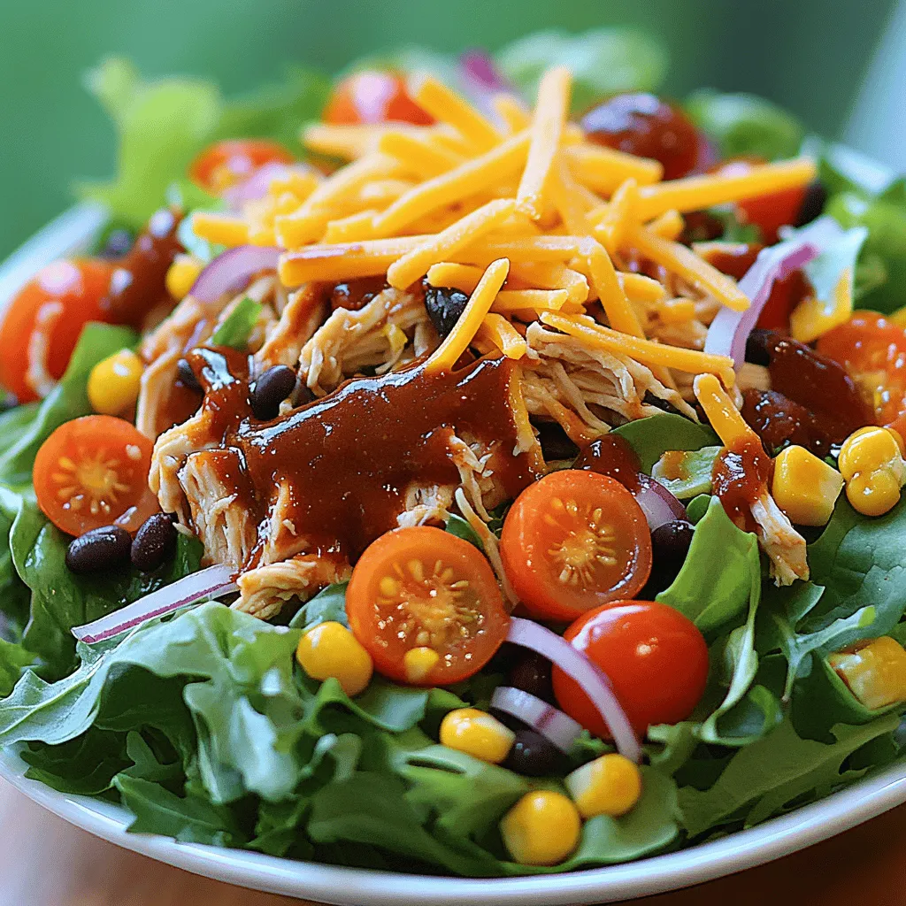 BBQ Ranch Chicken Salad Fresh and Flavorful Meal