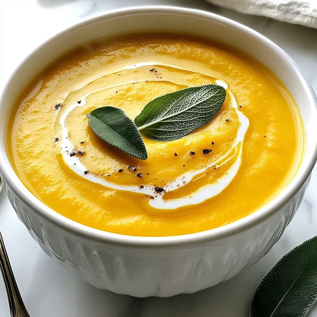 Velvety Roasted Butternut Squash Soup Recipe Delight