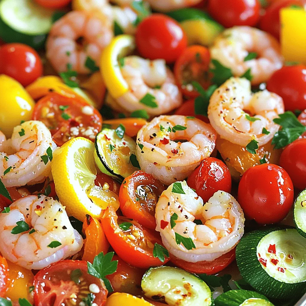 Sheet Pan Lemon Garlic Shrimp Quick and Simple Dish