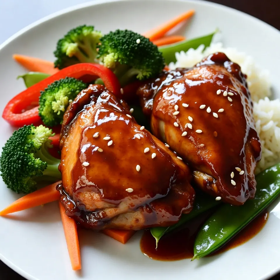 Sheet Pan Teriyaki Chicken and Veggies Delight