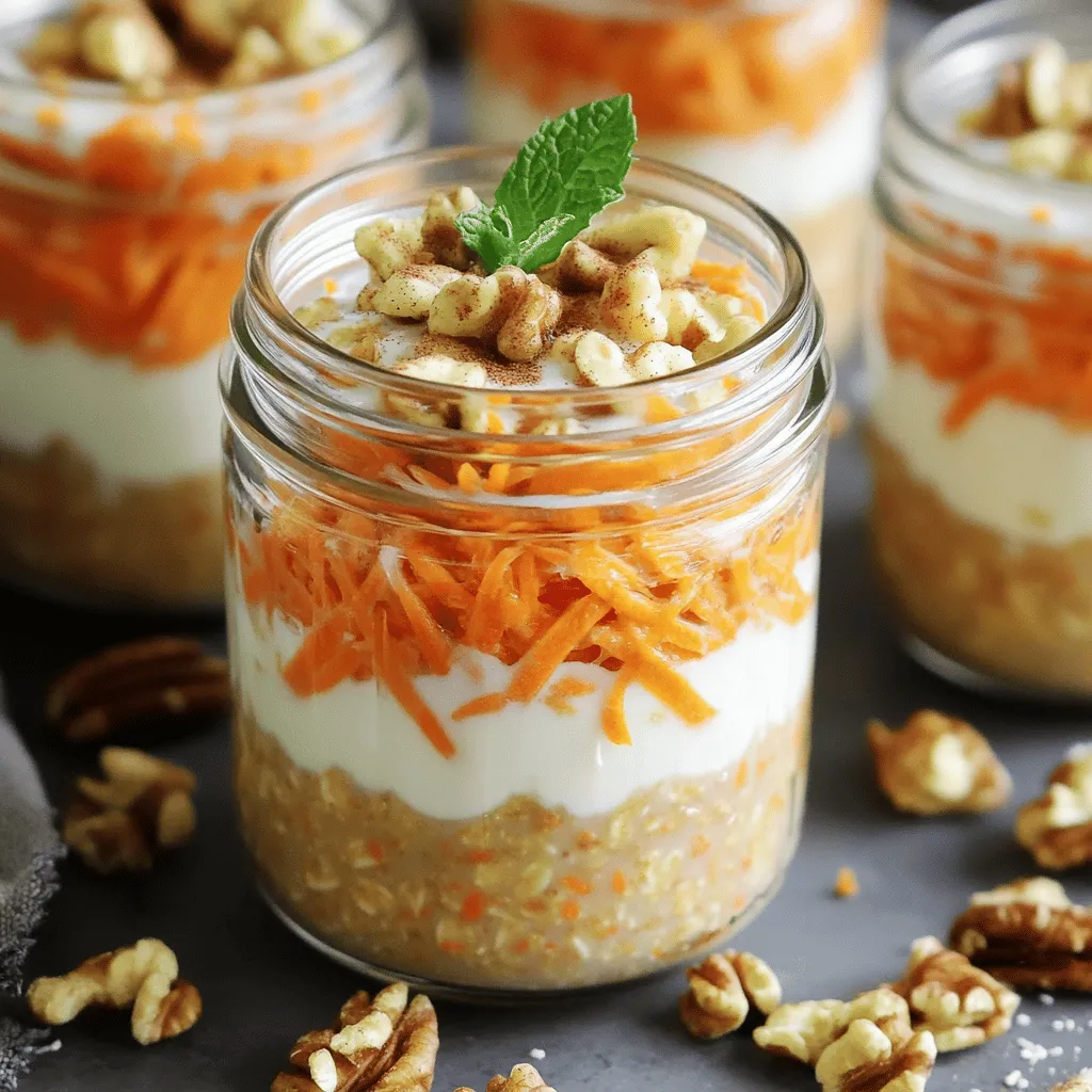Carrot Cake Overnight Oats Simple and Tasty Recipe