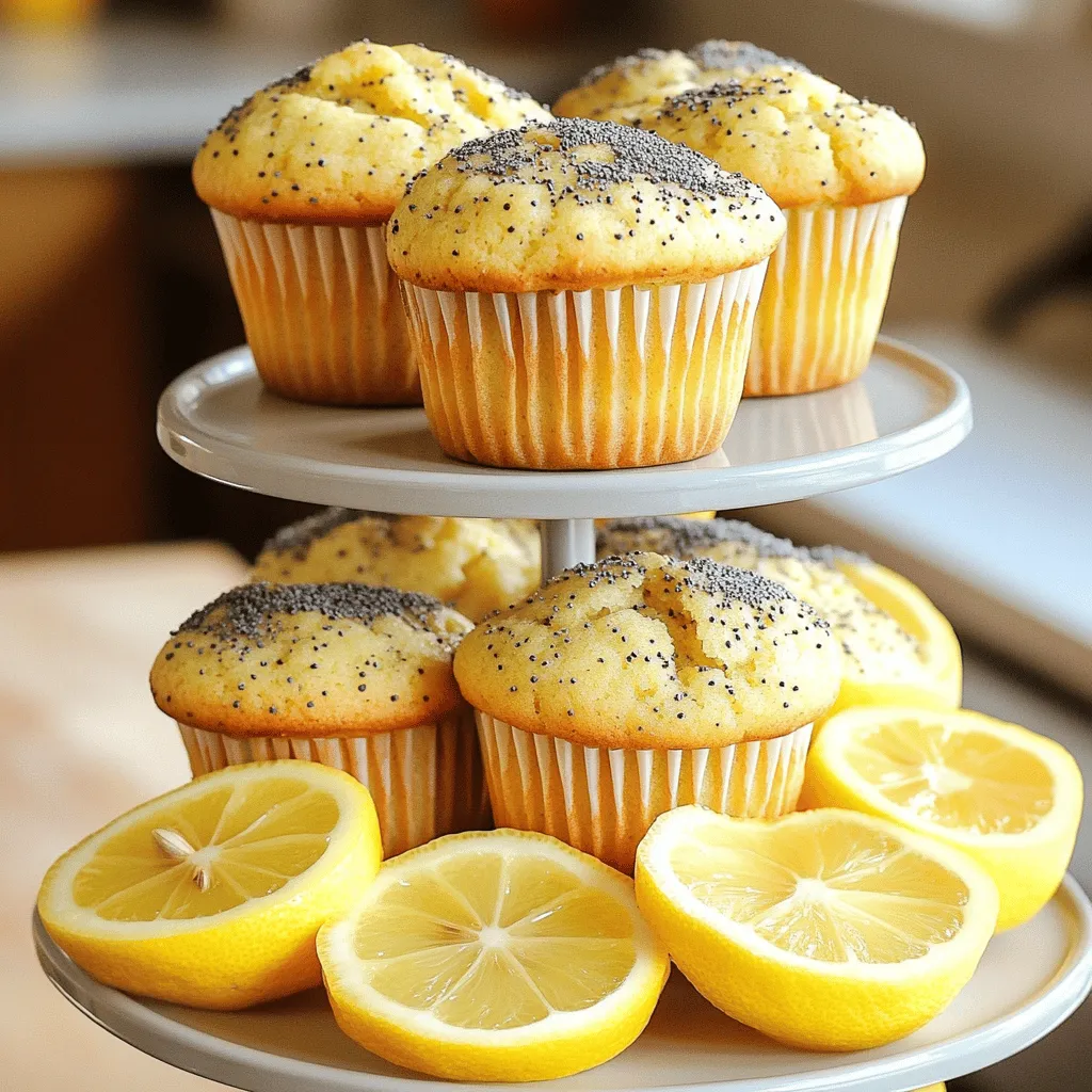 Lemon Poppy Seed Muffins Tasty and Easy Recipe