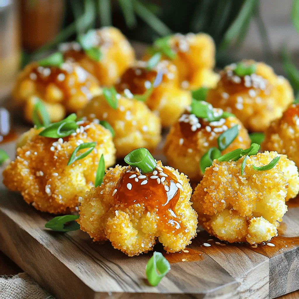 Sriracha Honey Cauliflower Bites Flavorful Snack Idea