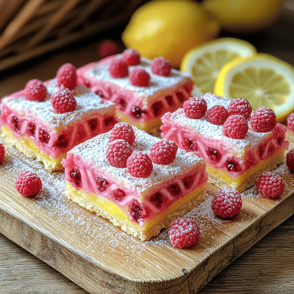 Raspberry Lemonade Bars Tangy and Refreshing Treat