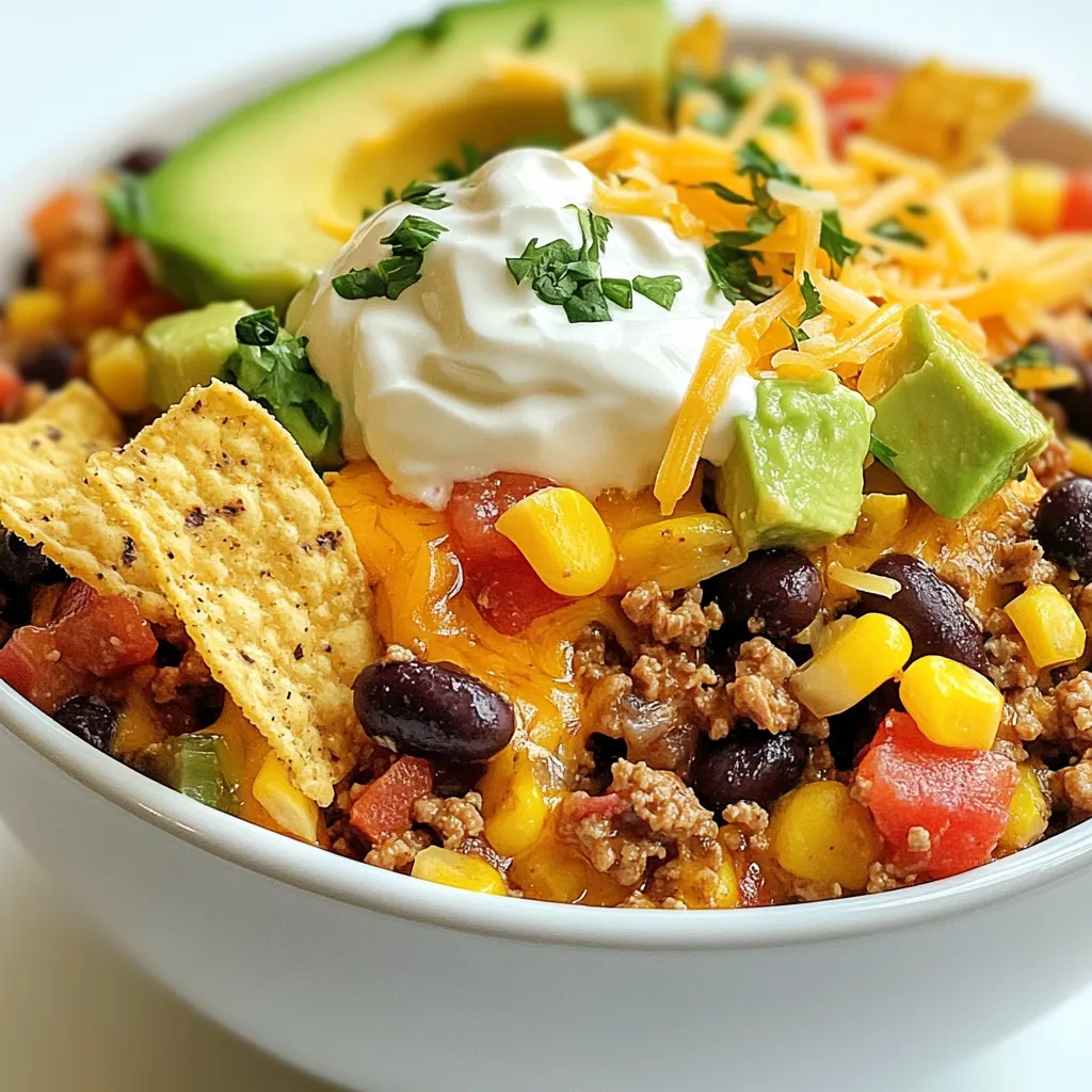 Crockpot Taco Casserole Easy Family Dinner Recipe