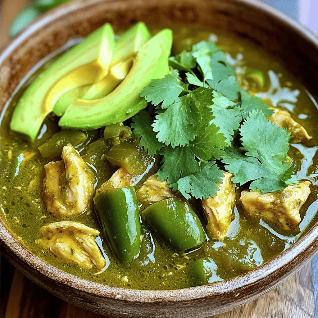 Green Chile Chicken Stew Flavorful Comfort Meal