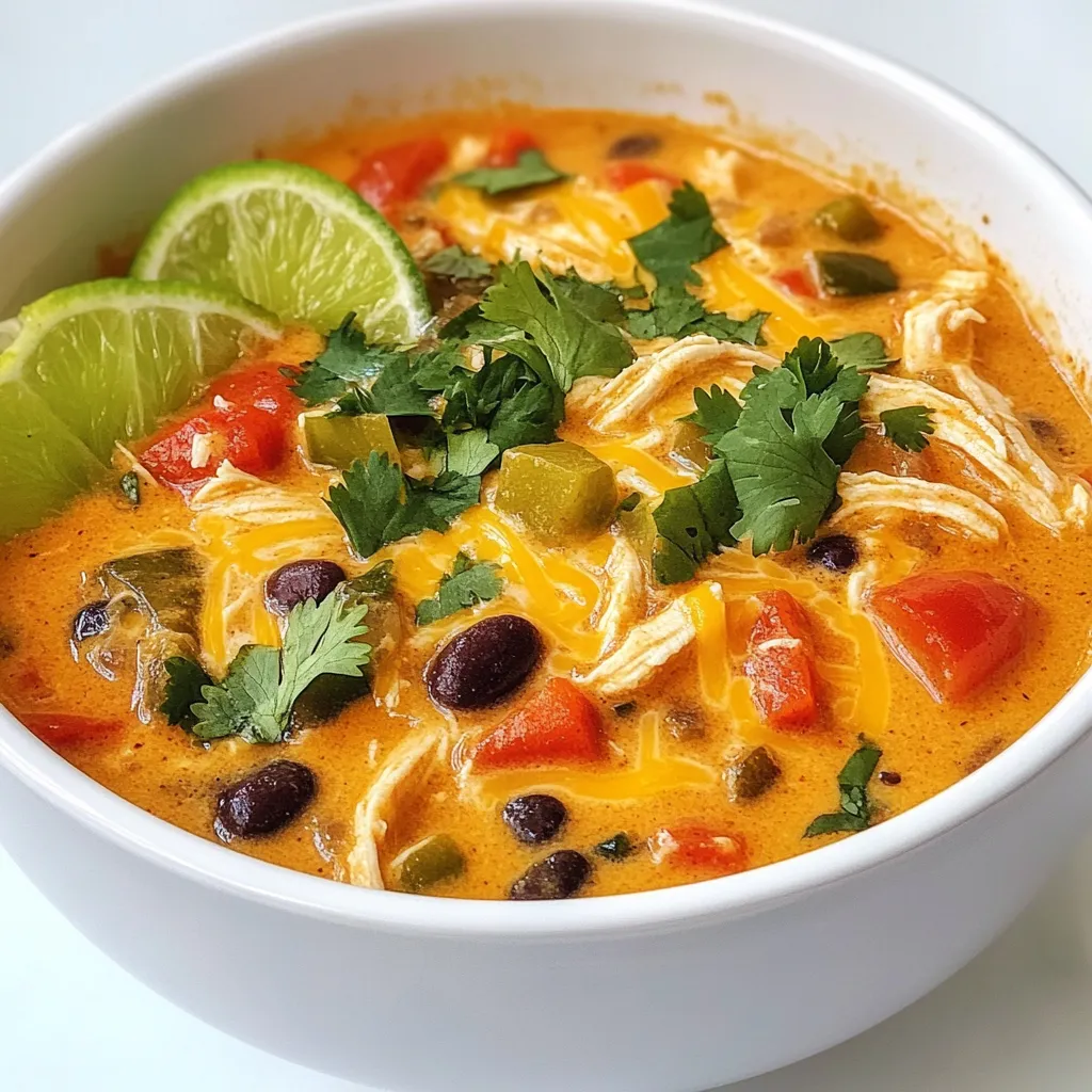 Creamy Chicken Enchilada Soup Comforting and Simple