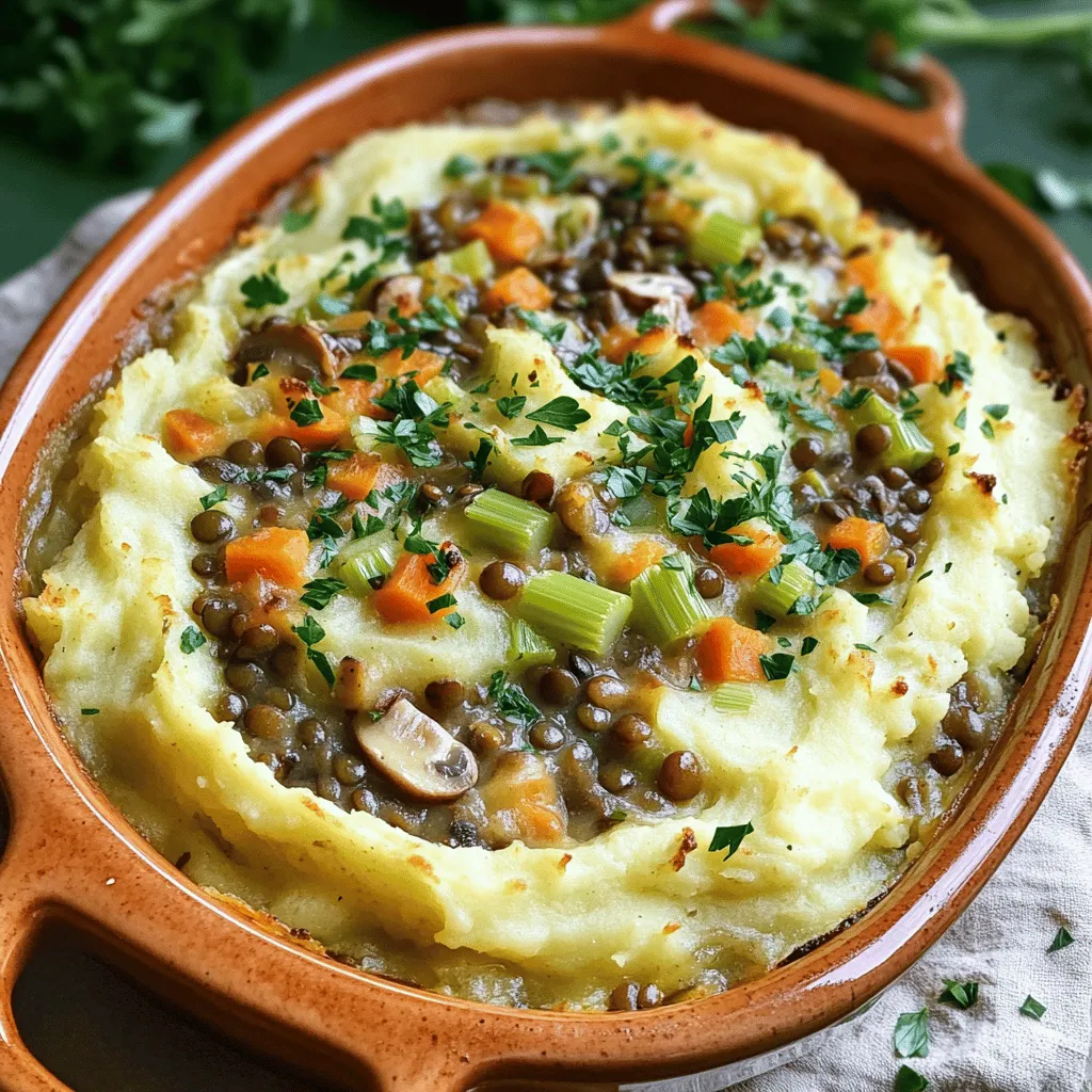 Vegan Lentil Shepherd’s Pie Savory Comfort Dish