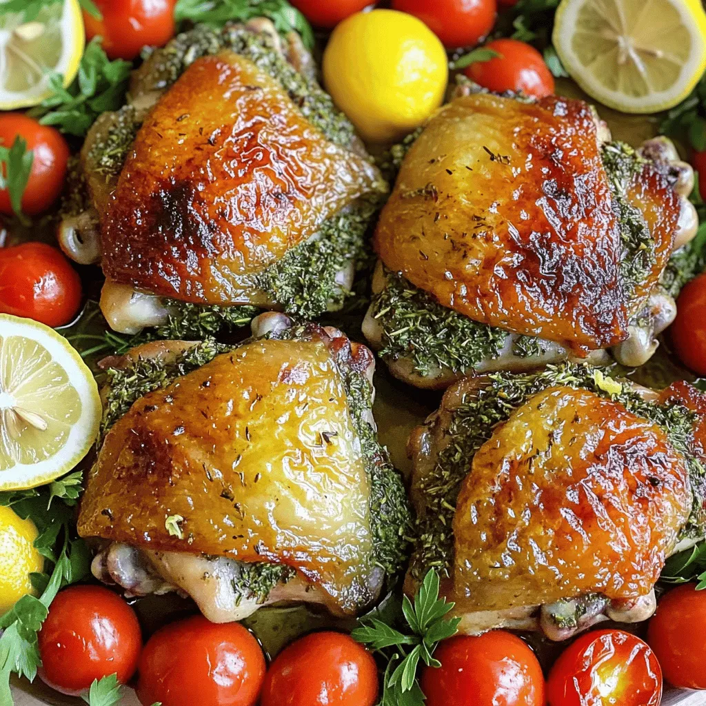 Herb Roasted Chicken Thighs Juicy and Flavorful Delight