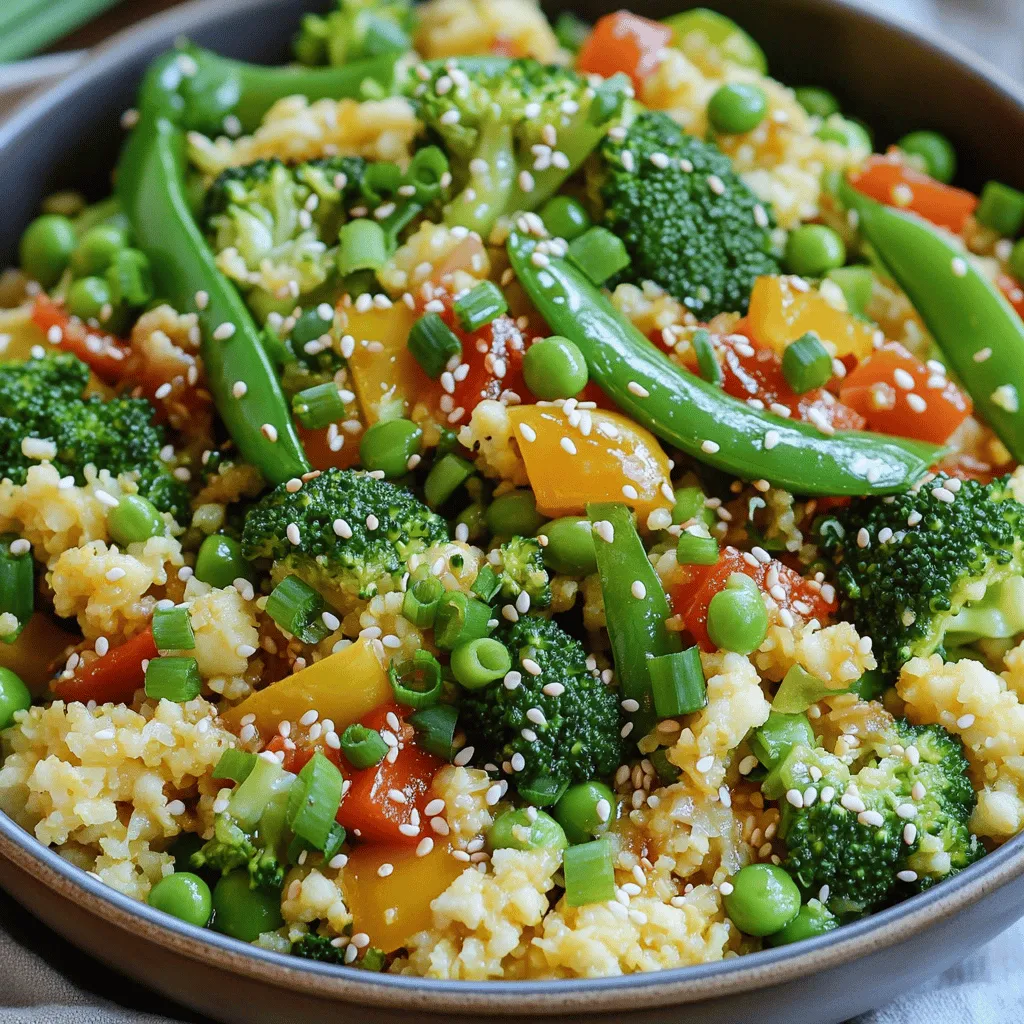 Cauliflower Rice Stir-Fry Flavorful and Quick Meal