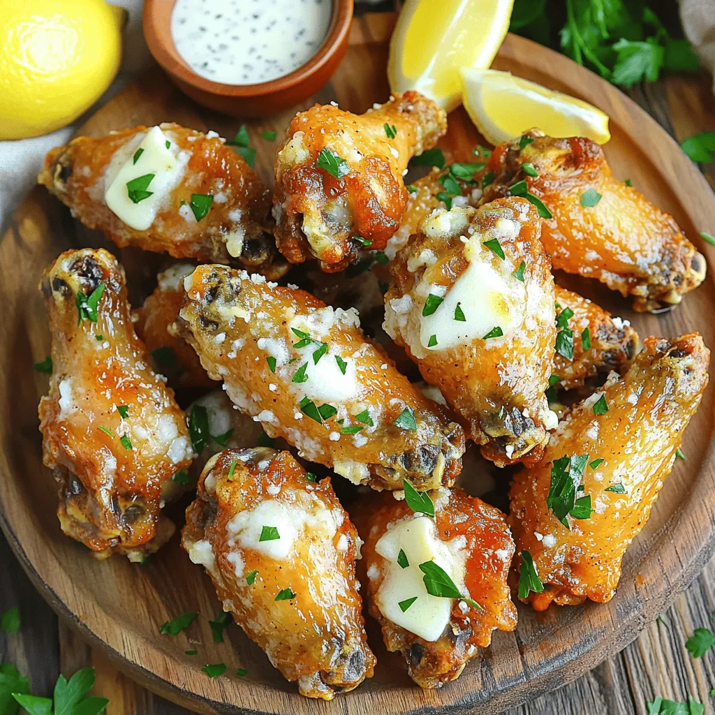 Air Fryer Garlic Parmesan Wings Tasty and Simple Dish
