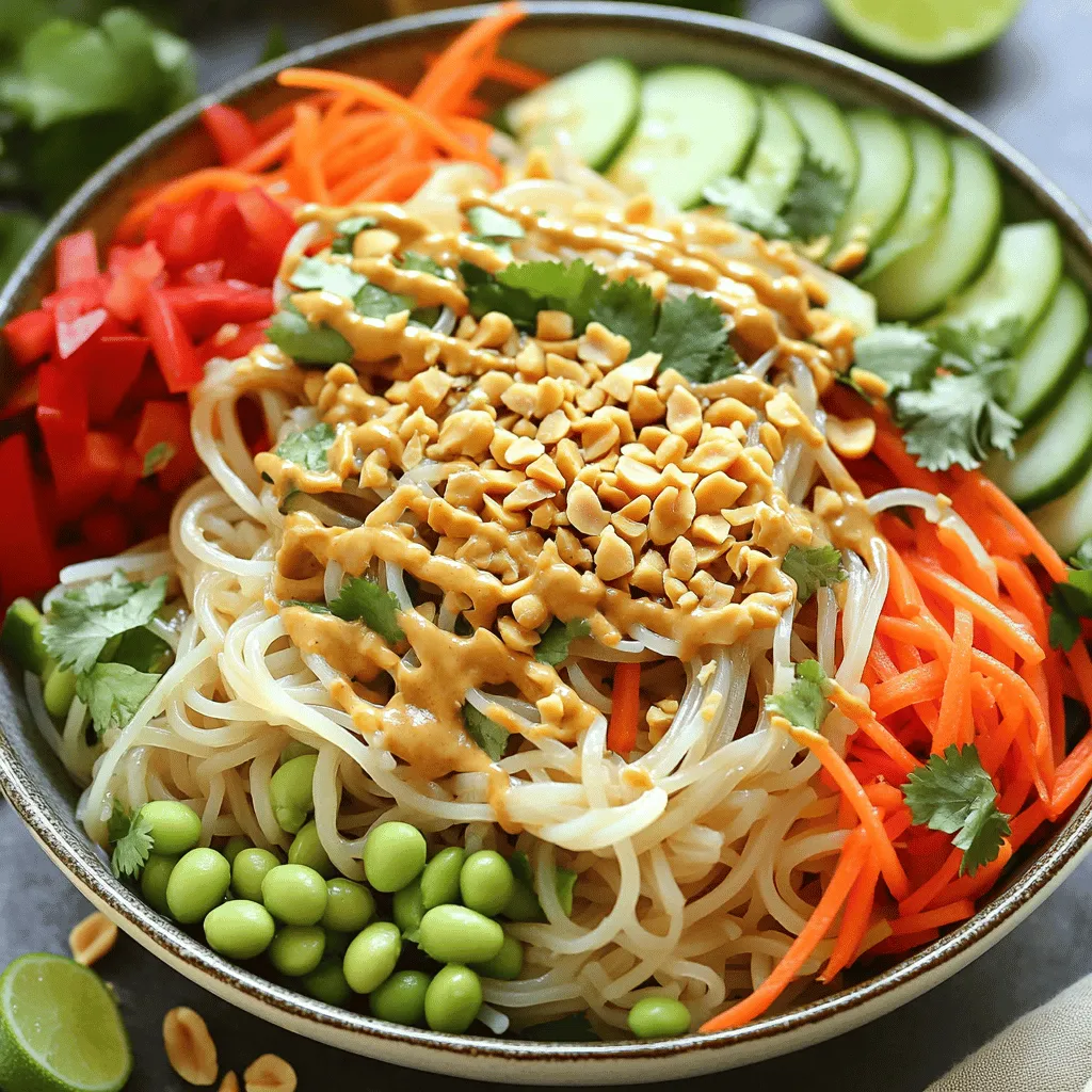 Thai Peanut Noodle Salad Fresh and Flavorful Delight