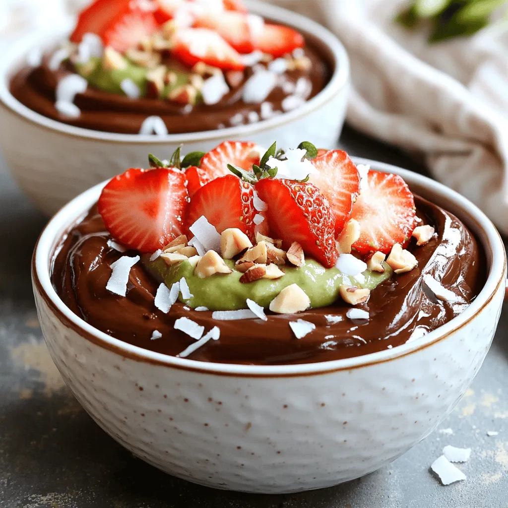 Chocolate Avocado Pudding Tasty and Healthy Dessert