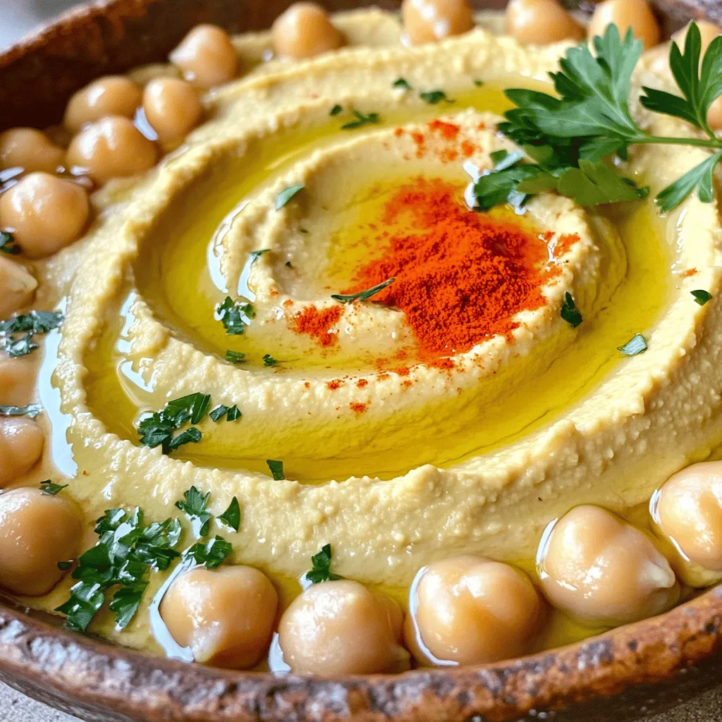 Classic Hummus Recipe Simple and Tasty Delight