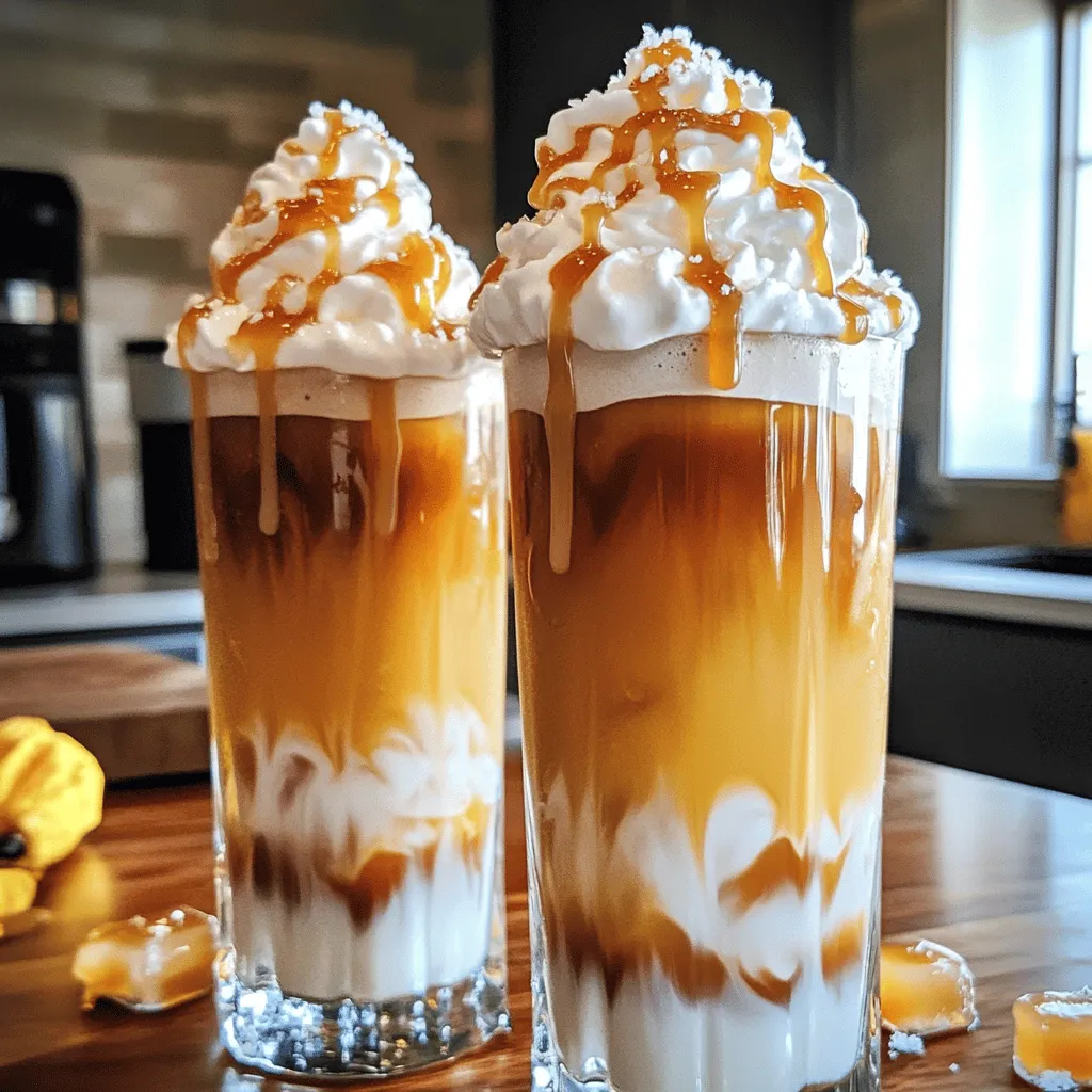 Salted Caramel Iced Coffee Delicious and Easy Recipe