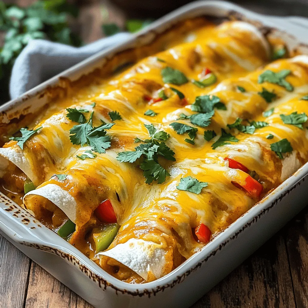 Easy Chicken Enchiladas Quick and Tasty Recipe