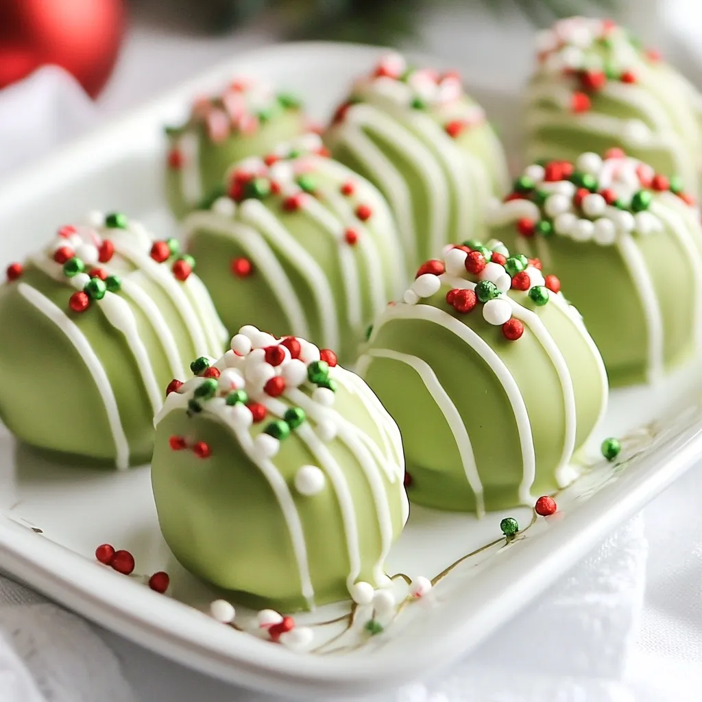 Grinch Christmas Truffles Festive and Fun Treats