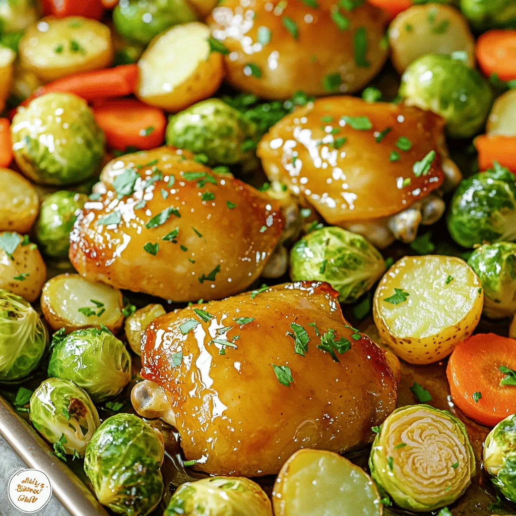 Sheet Pan Honey Garlic Chicken and Veggies Delight