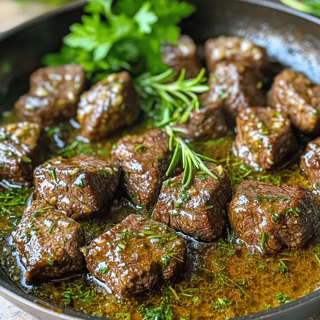 Garlic Butter Beef Bites Flavorful Dinner Delight