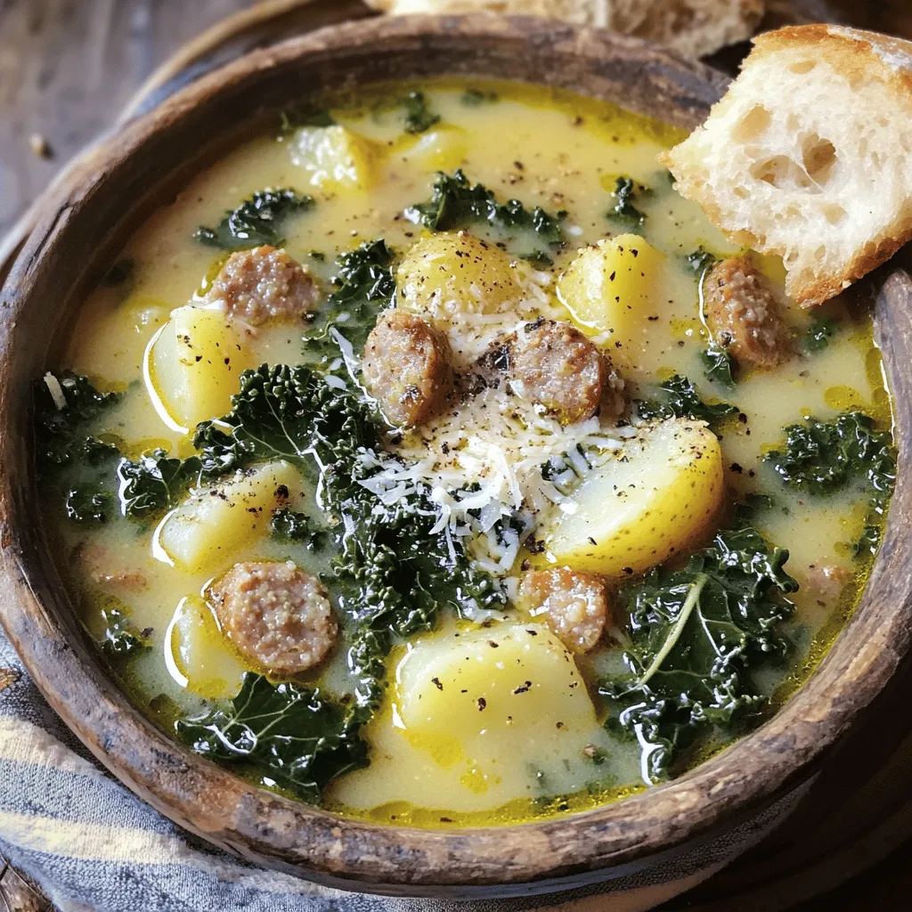 Satisfying Sausage Potato Kale Soup Easy and Hearty