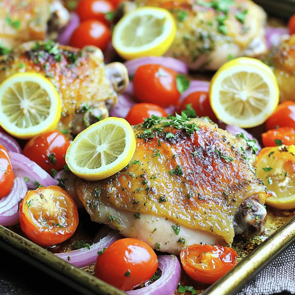 Sheet Pan Lemon Garlic Herb Chicken Flavorful Delight