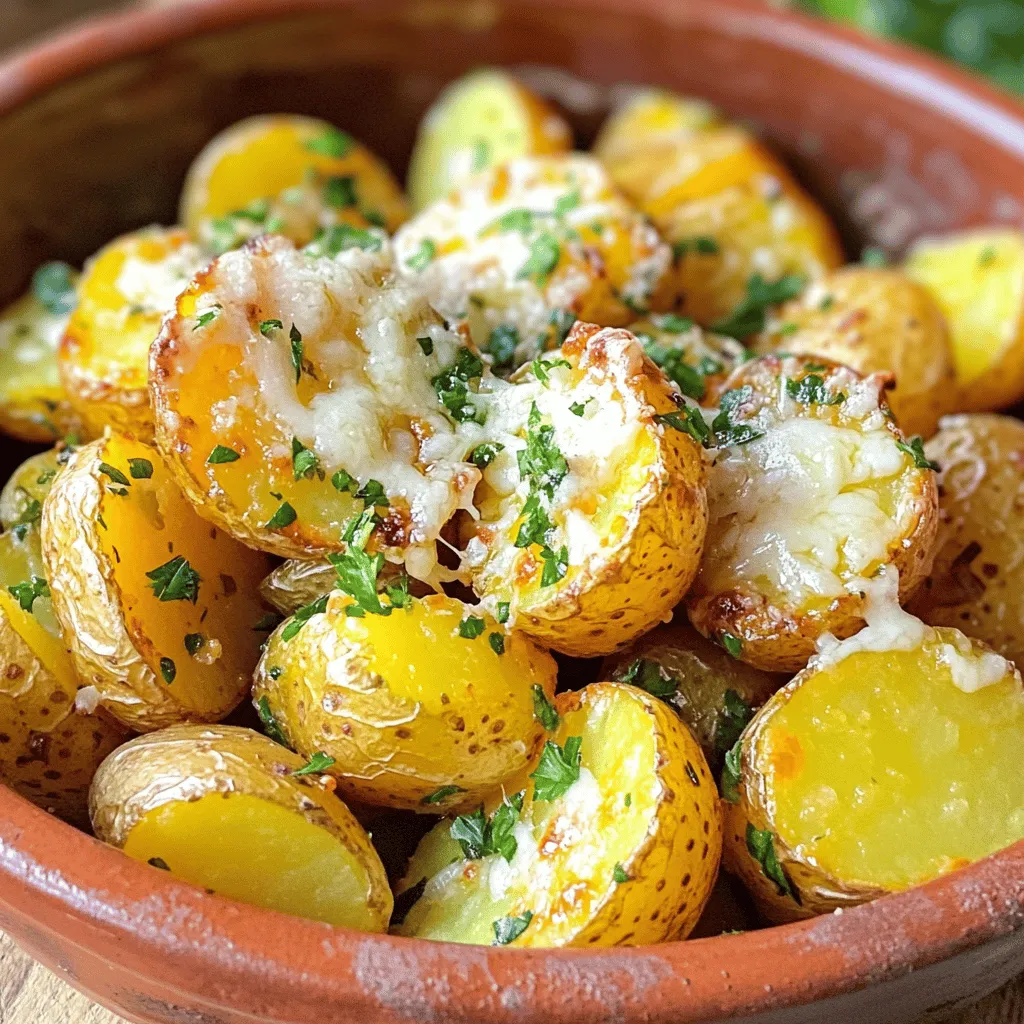 Garlic Parmesan Roasted Potatoes Tasty Side Dish