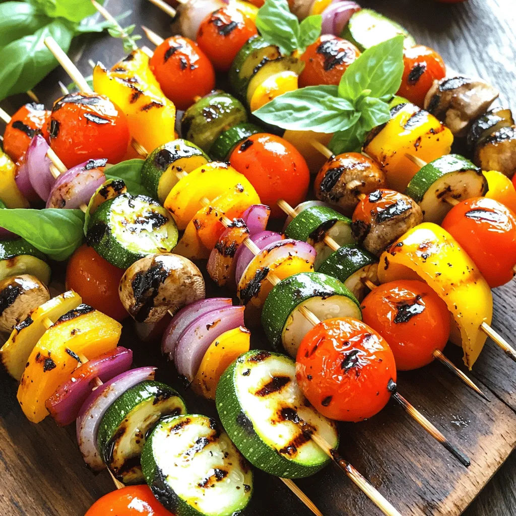 Grilled Vegetable Skewers Vibrant and Flavorful Treat