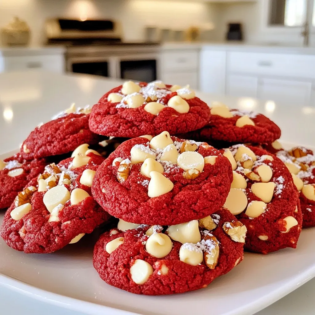 Red Velvet Cake Mix Cookies Delightful and Easy Treat