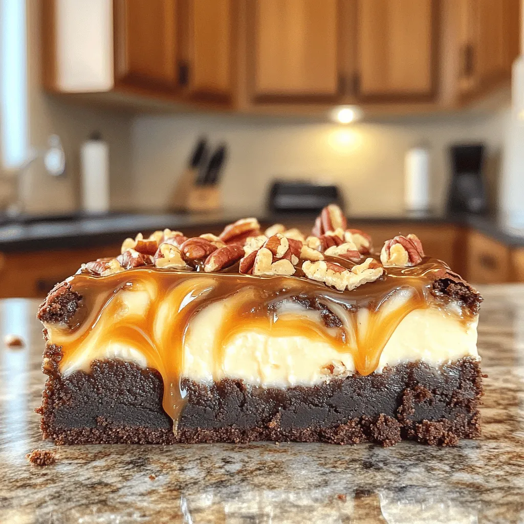 Caramel Pecan Cheesecake Brownies Delightful Dessert