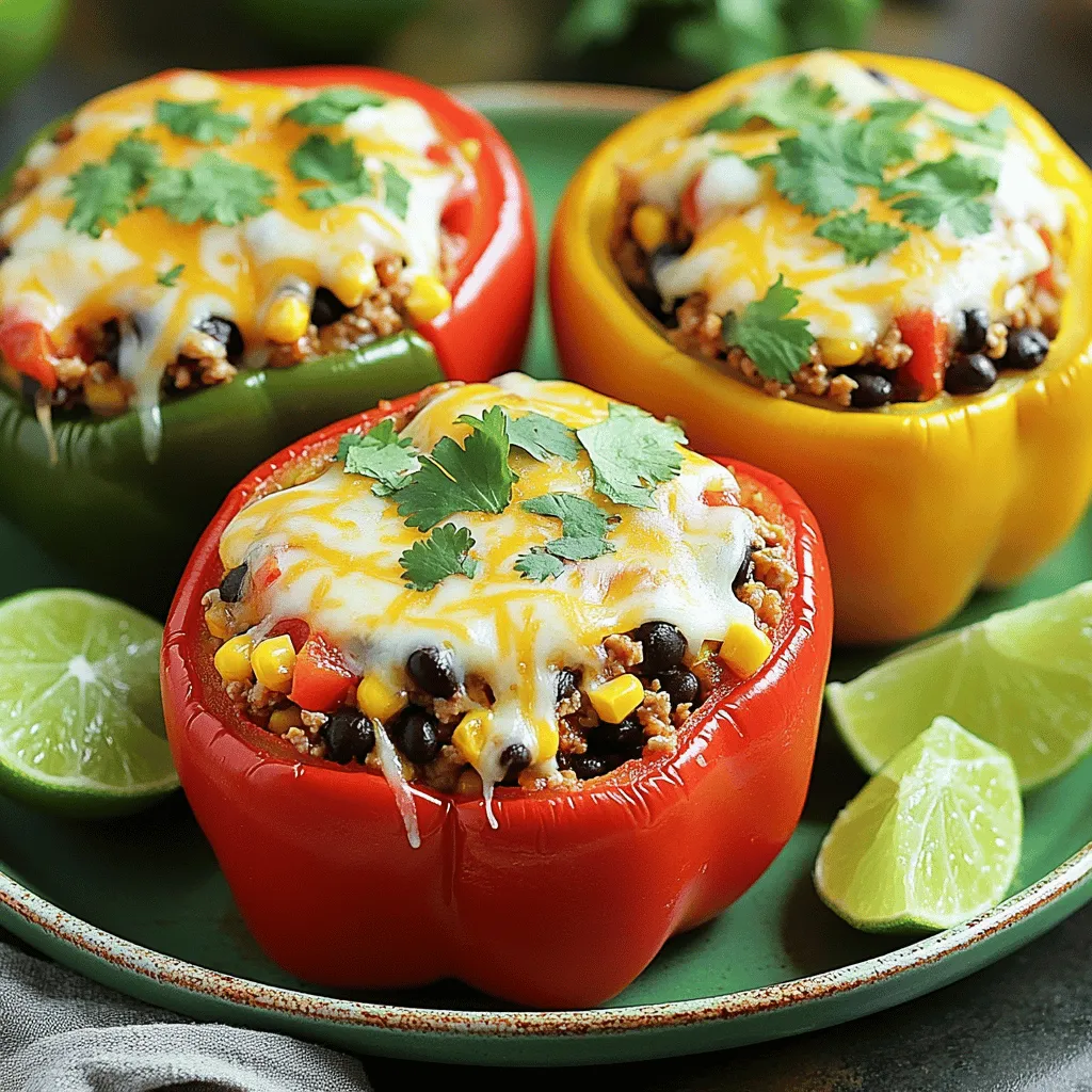 Taco Stuffed Bell Peppers Flavorful and Easy Recipe