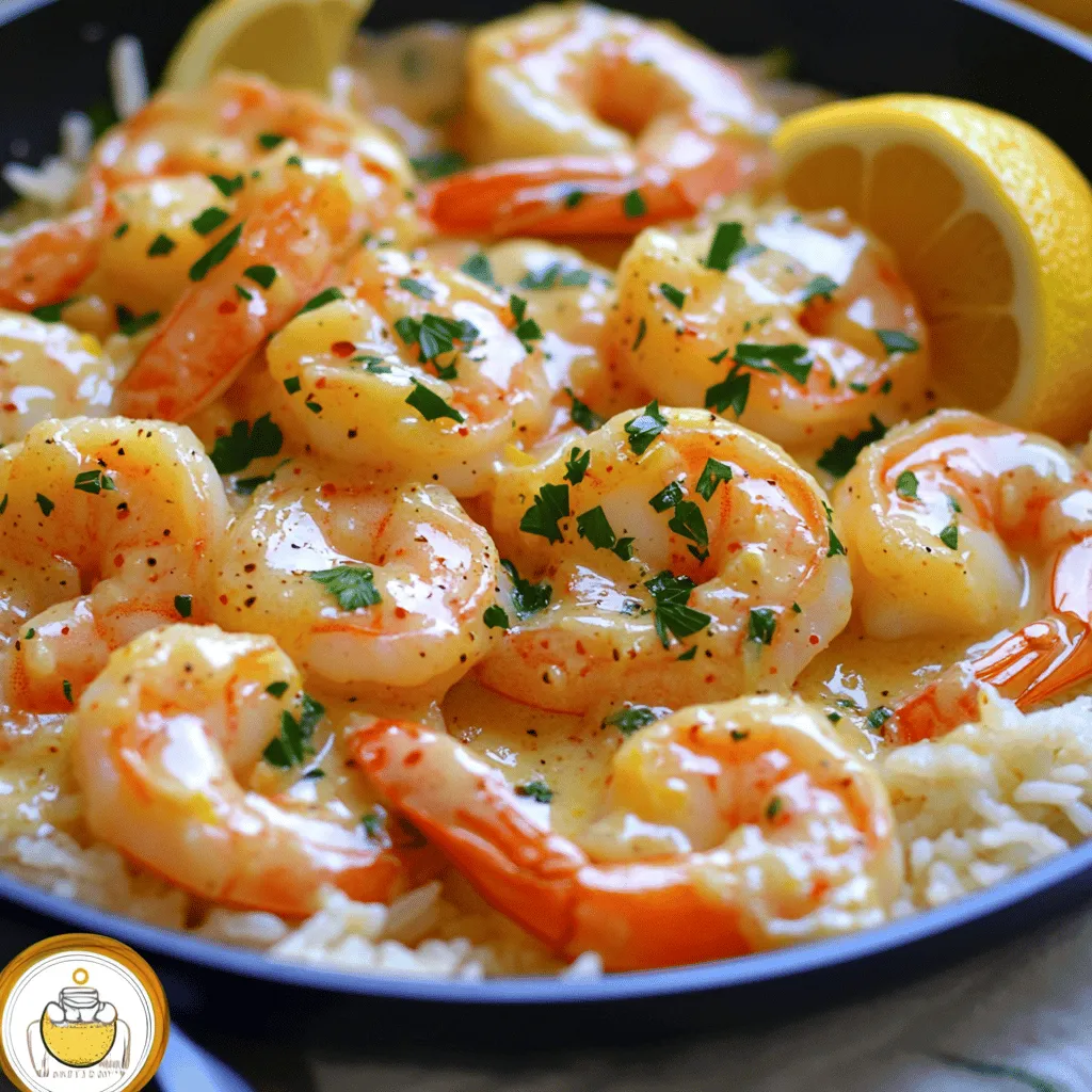 Lemon Garlic Butter Shrimp Skillet Savory Delight