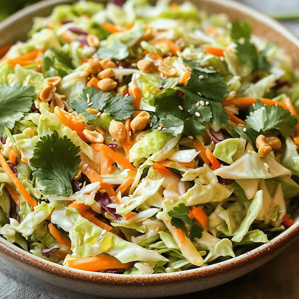 Crunchy Asian Slaw Perfect for Any Meal
