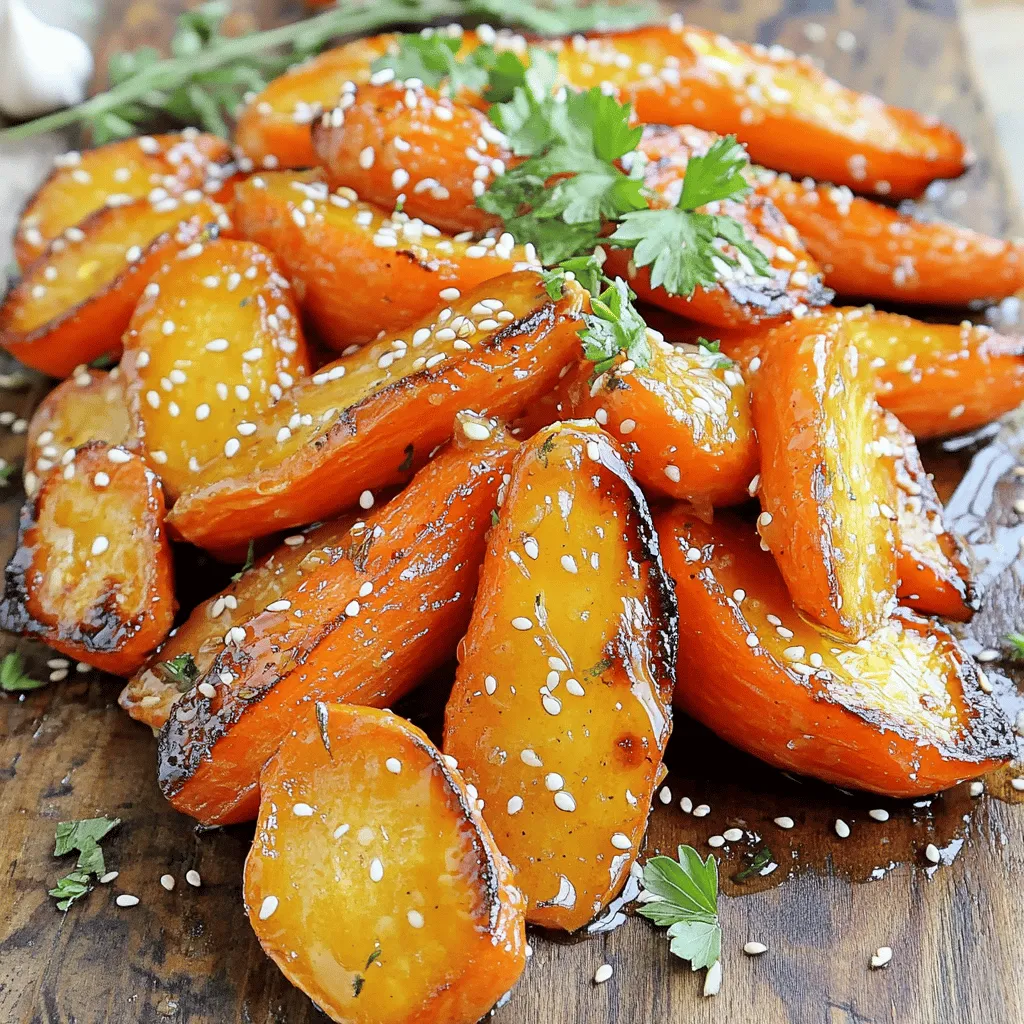 Honey Garlic Roasted Carrots Simple and Flavorful Dish