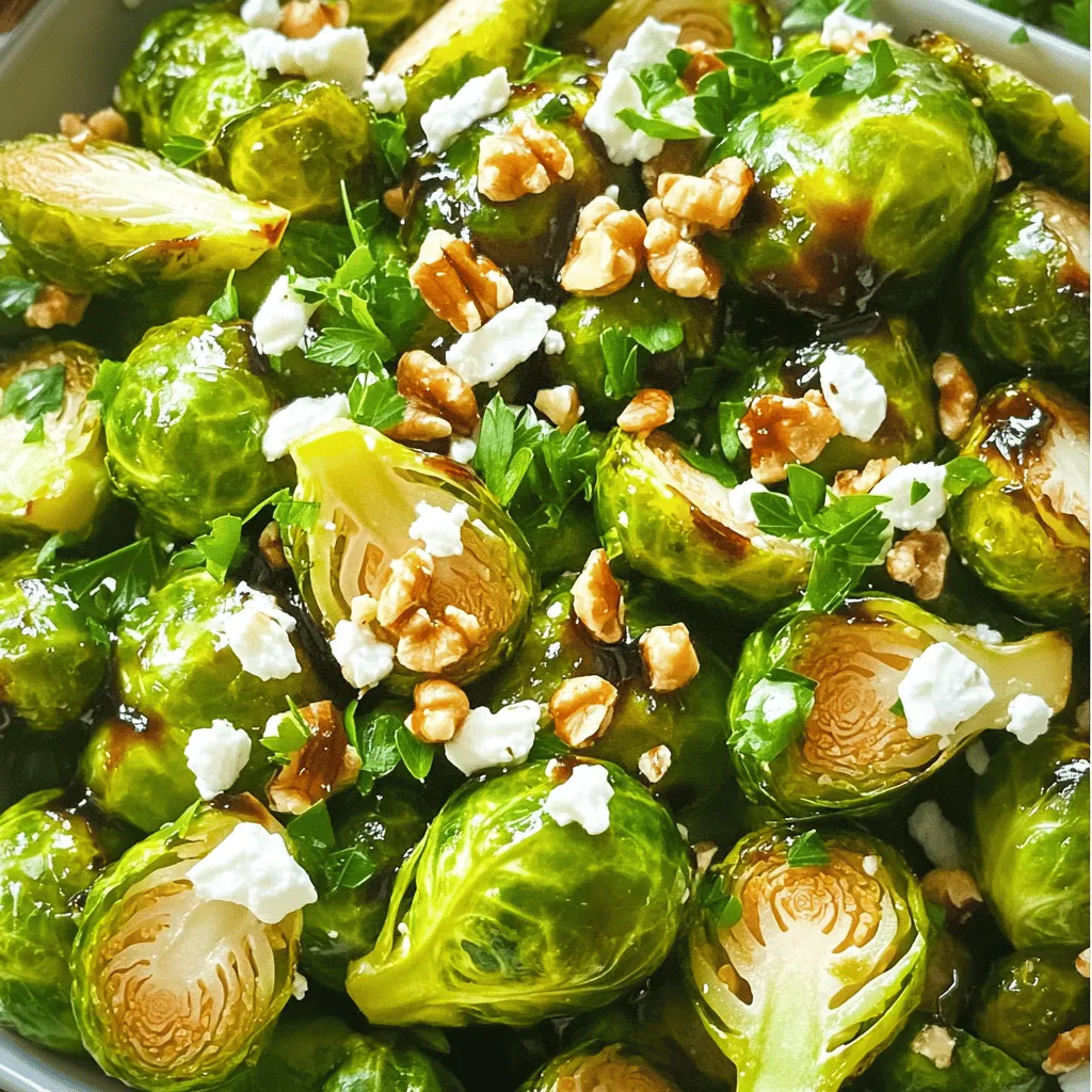 Balsamic Roasted Brussels Sprouts Flavorful Side Dish