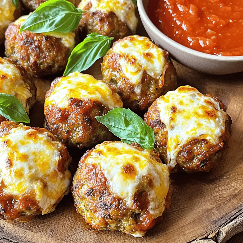 Air Fryer Mozzarella Stuffed Meatballs Simple Recipe