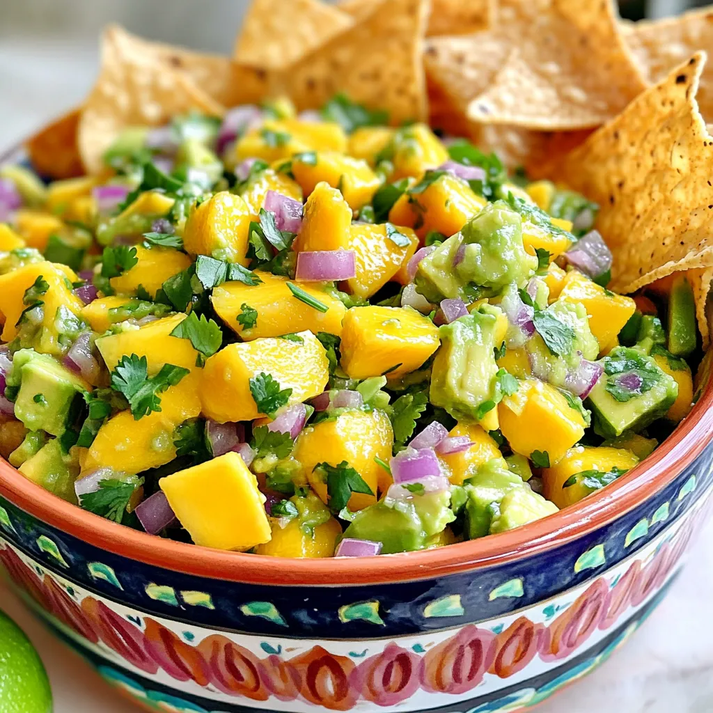 Mango Avocado Salsa Fresh and Flavorful Delight