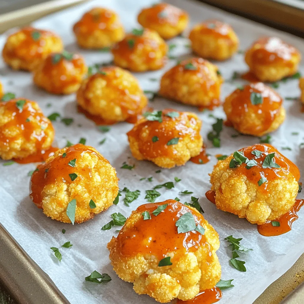 Buffalo Cauliflower Bites Flavorful and Easy Snack