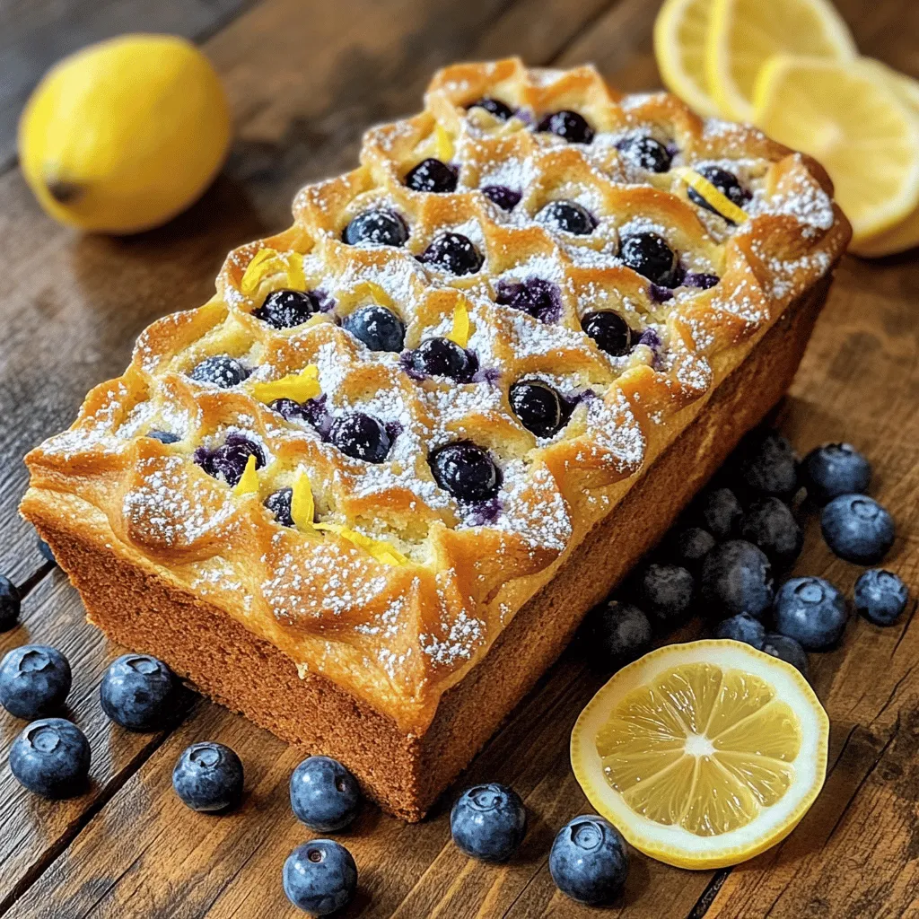 One-Bowl Lemon Blueberry Loaf Simple and Tasty Recipe